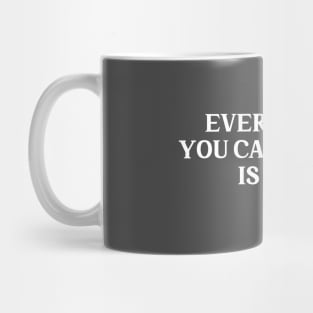 Everything you can imagine is real, white Mug